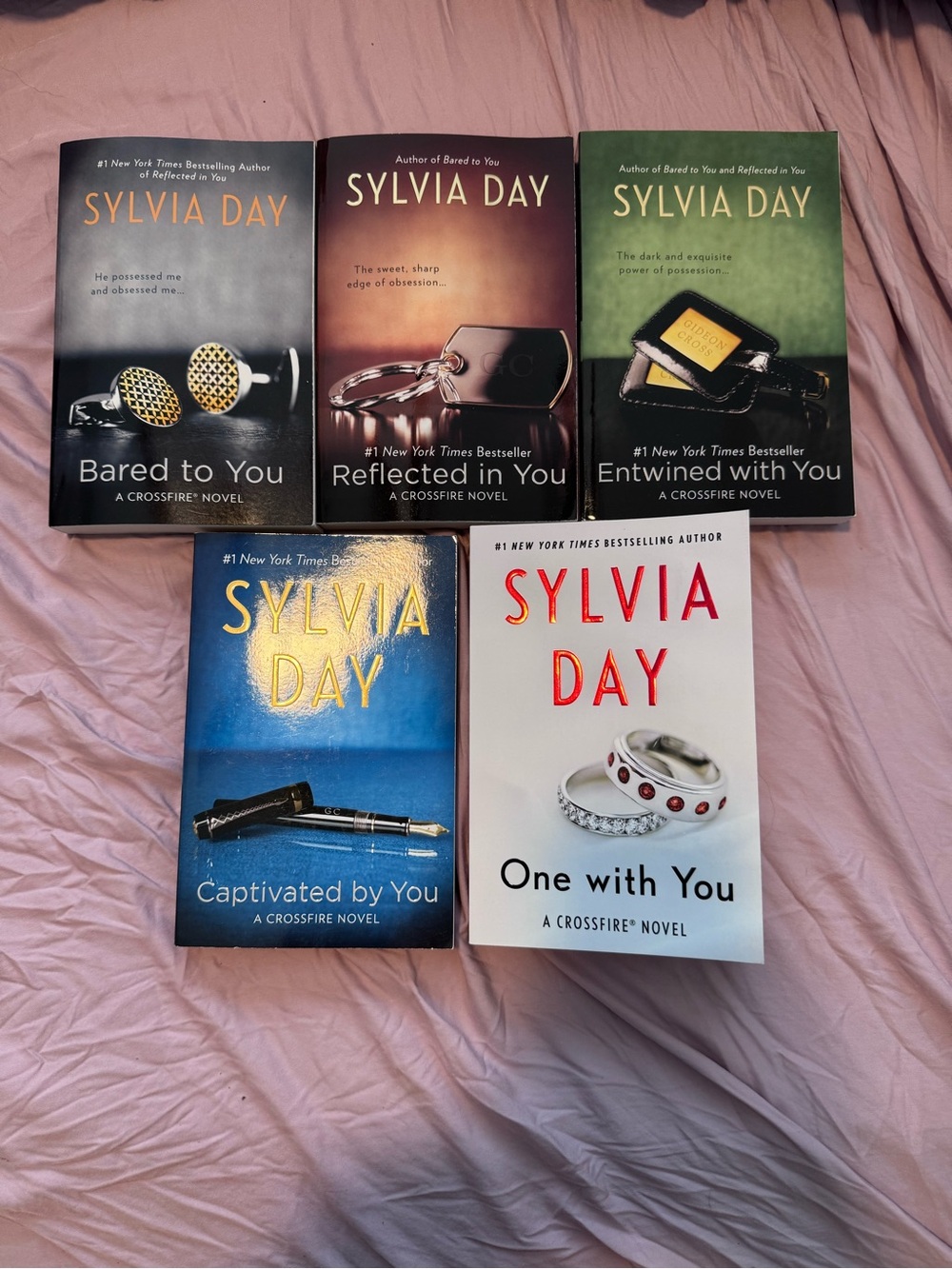 Sylvia Day "Crossfire" Series Books 1-5 Bundle